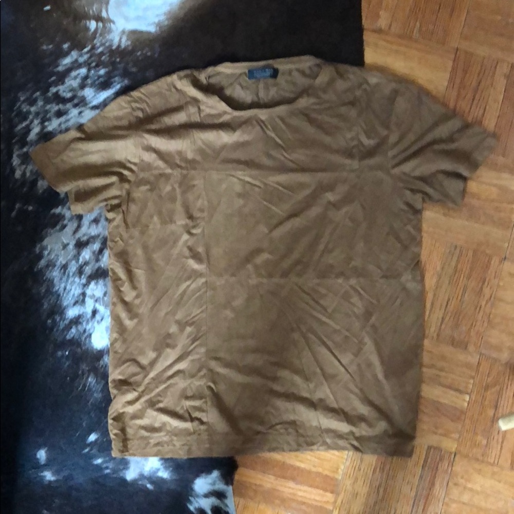 Suede Men’s Brown Shirt